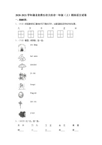 湖北省黃石市大冶市2020-2021學(xué)年一年級上學(xué)期期末語文【試卷+答案】