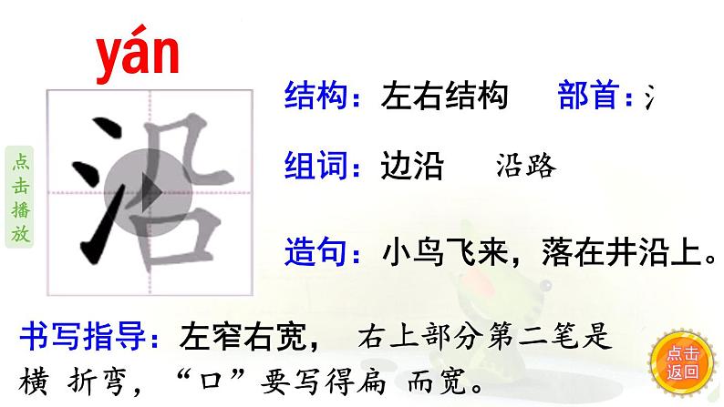 12.《坐井观天》 生字课件(笔顺动漫)第5页