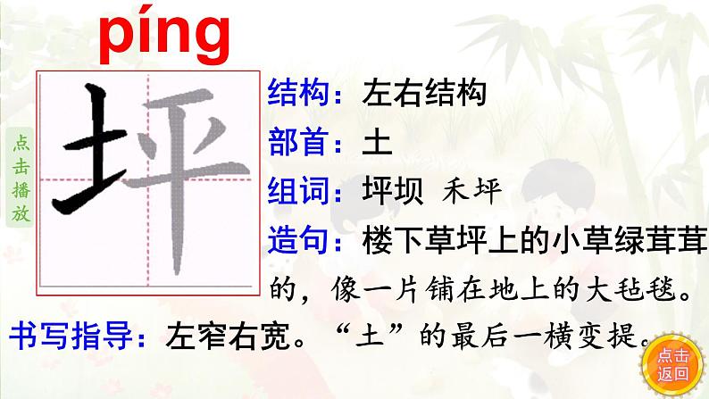 16.《夏天里的成长》 生字课件(笔顺动漫)第5页