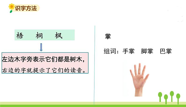 五四制二年级语文上册 识字2 树之歌 PPT课件04