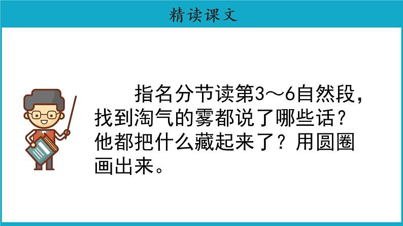 二年级上册语文20课【教学课件】雾在哪里第二课时(部编版)第7页