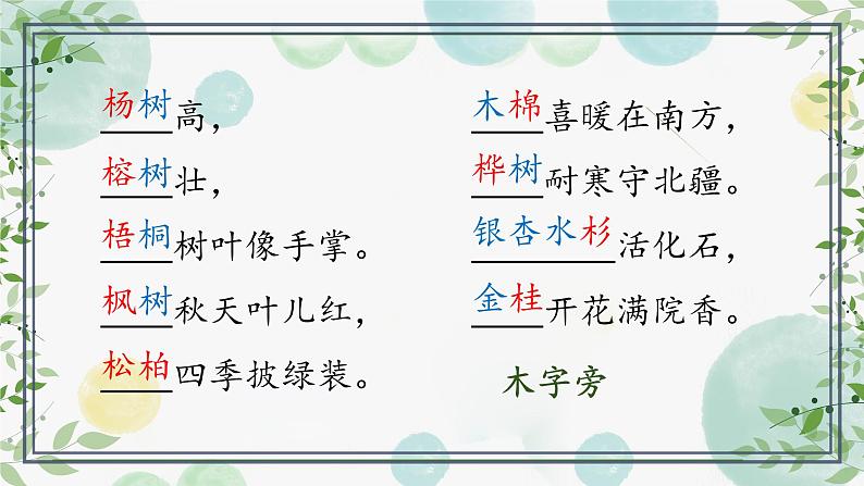 统编版语文二年级上册2. 树之歌 课件(11张)第4页