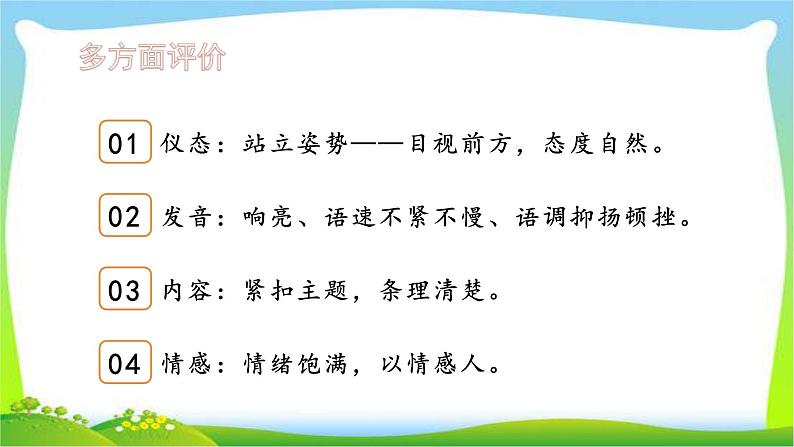 最新部编版六年级语文下册口语交际:即兴发言优课课件PPT06