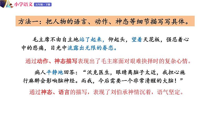 五年级下册语文授课课件 第四单元 习作:他____了 部编版07