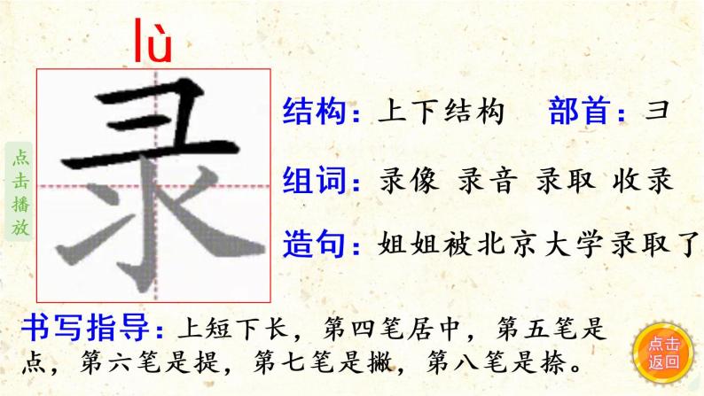 10.纸的发明  生字课件（笔顺动漫）04