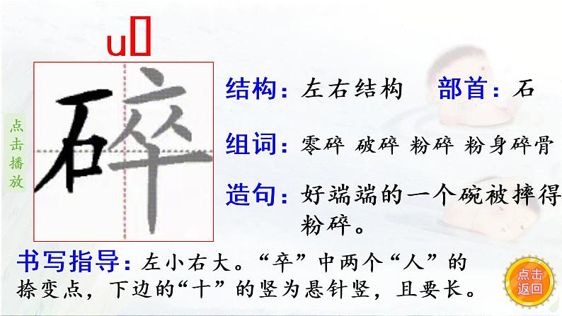 18.童年的水墨画 生字课件(笔顺动漫)06