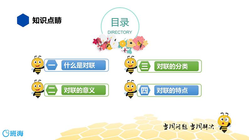 语文四年级 【知识精讲】3.句子(16)对联课件PPT第2页