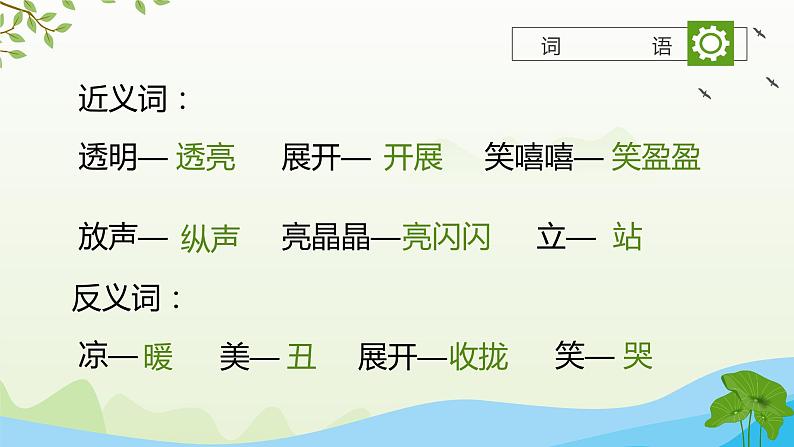 部编版语文一下《荷叶圆圆》 第二课时 课件PPT(送教案)08