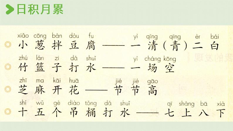 统编版一年级语文下册 第5单元 语文园地五 课件04