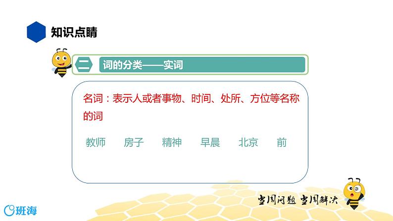 语文五年级 【知识精讲】2.词语(12)词性课件PPT第5页