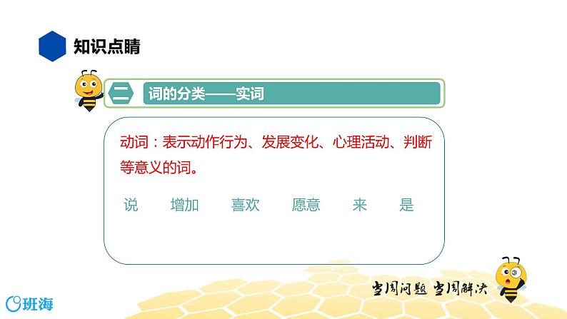 语文五年级 【知识精讲】2.词语(12)词性课件PPT第6页