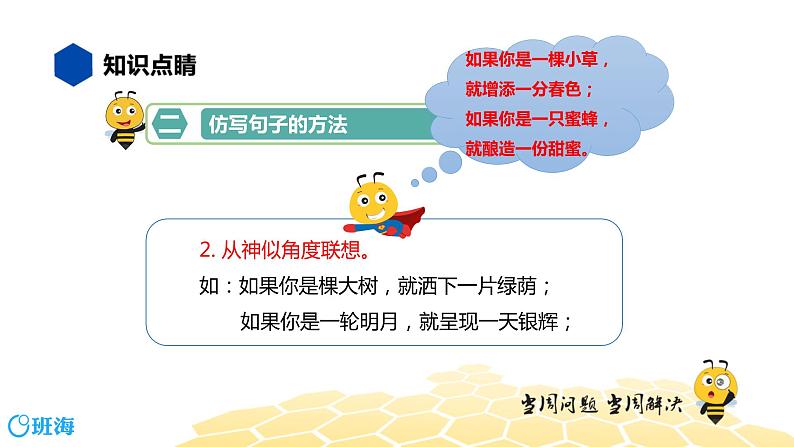部编版语文三年级 【知识精讲】3.句子(2)仿写句子课件PPT第5页