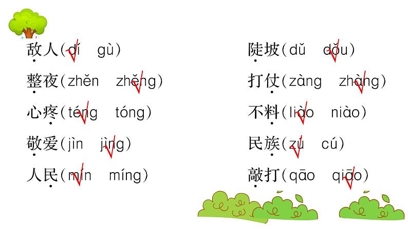部编版 语文二年级上册 复习课件 :字词专项六第3页