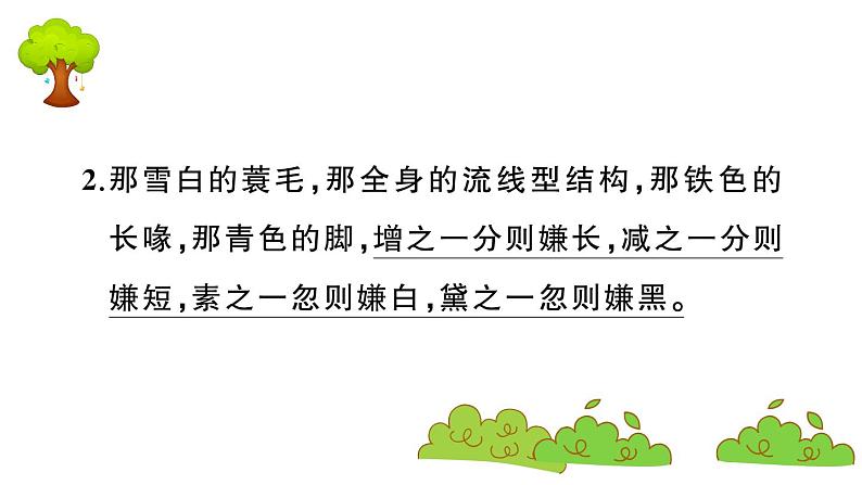 部编版 语文五年级上册 知识总结课件 :1 观潮1 白鹭08