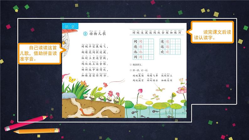 部编版(五四制)语文一下 识字5.动物儿歌第一课时课件第4页