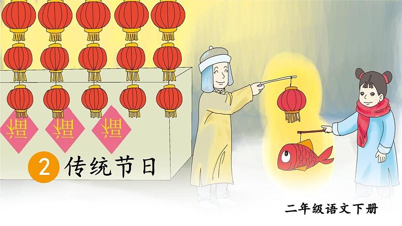 部编版(五四制)语文二下 识字2 传统节日 课件03