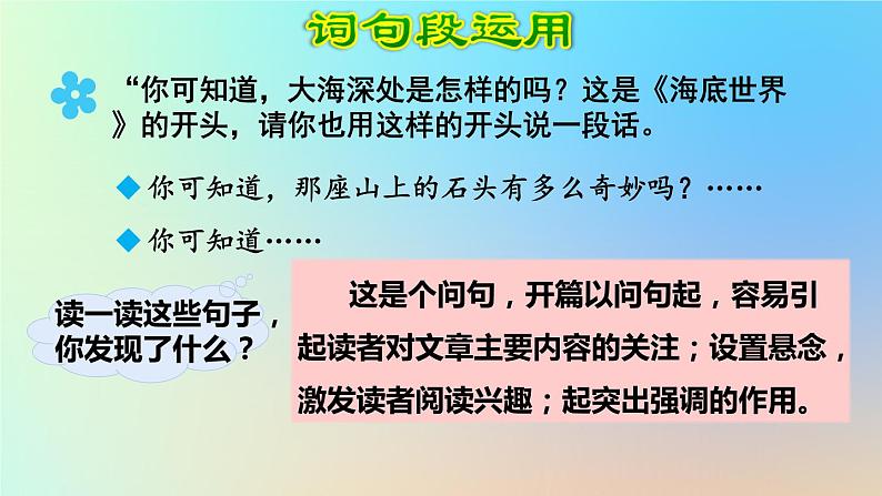 部编版(五四制)三下 语文园地七 课件05