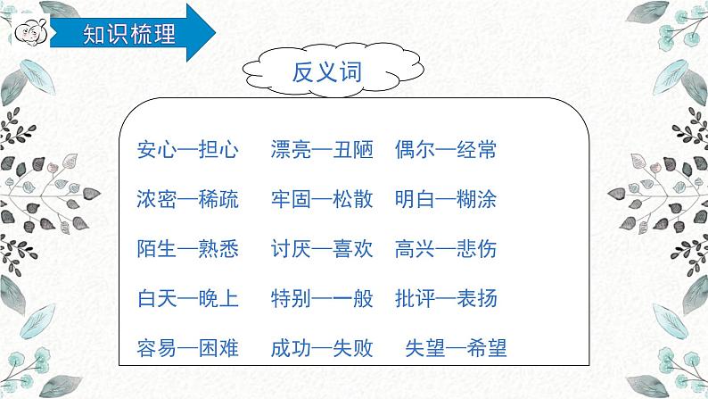 统编版三年级语文上册第四单元复习(课件36张PPT+学案)08
