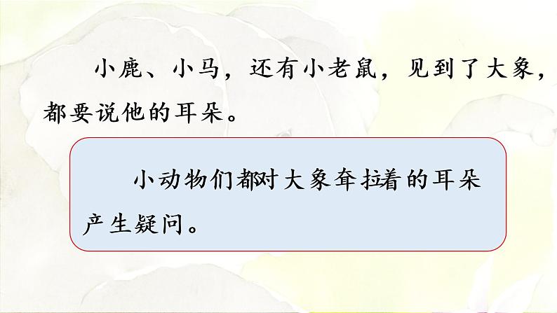 统编版二年级语文下册 第7单元 19.大象的耳朵 课件08