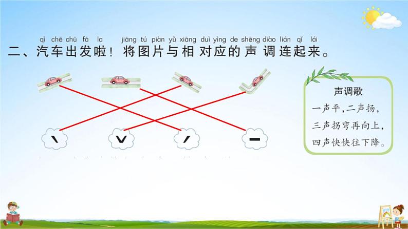 人教部编版一年级语文上册《拼音1 a o e》配套作业课件PPT教学课件第3页