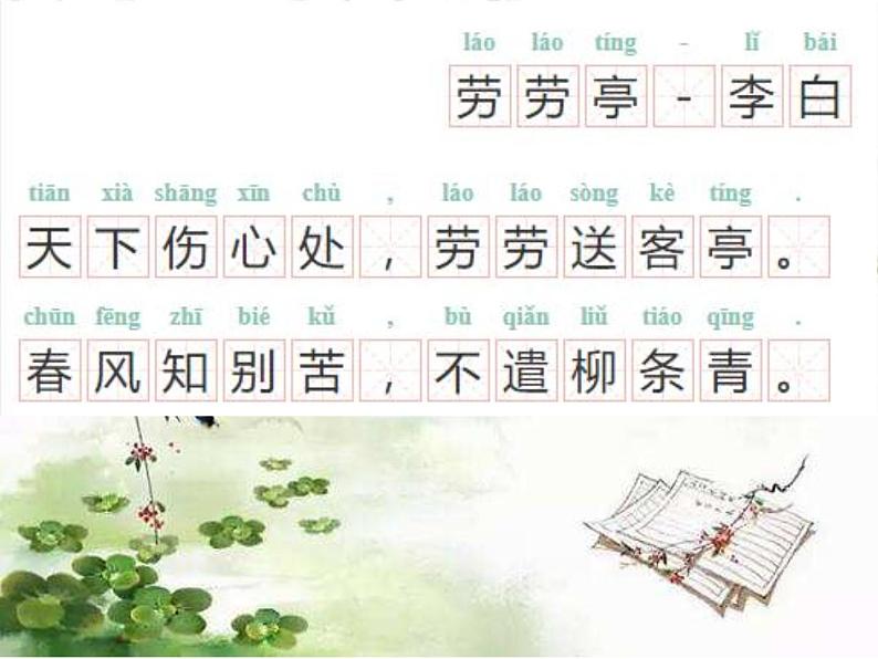 34 劳劳亭课件PPT第2页
