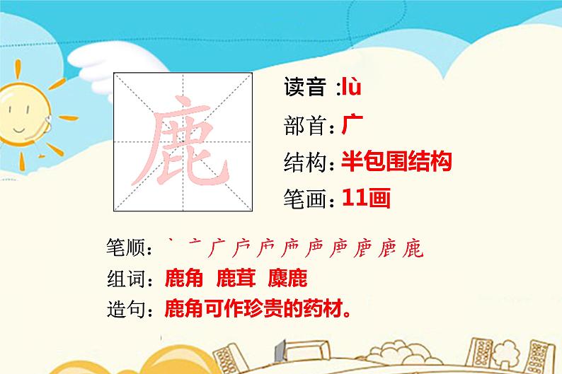 人教部编版三年级下册第二单元——7 鹿角和鹿腿【课件+教案+课文朗读+生字】03