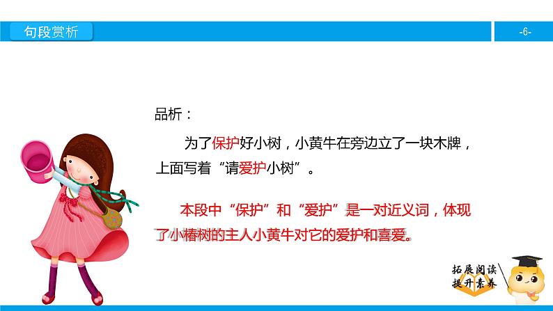 二年级【专项训练】课外阅读:一片树叶(下)课件PPT第6页