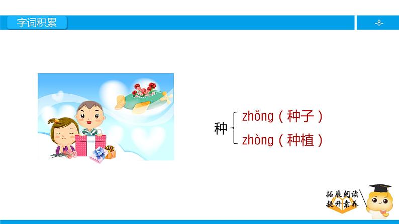 三年级【专项训练】课外阅读:礼物(上)课件PPT第8页