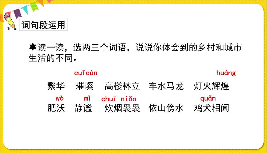 人教部編版語(yǔ)文四年級(jí)下冊(cè)第一單元——語(yǔ)文園地課件PPT第8頁(yè)