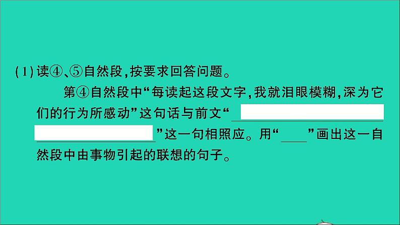 2021小升初语文归类冲刺专题六阅读理解专项二十四散文阅读课件06