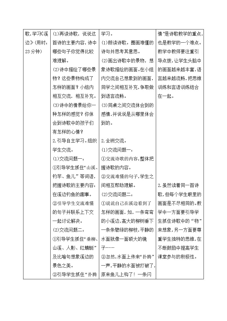 人教部编版(五四制)三年级下册语文导学案-18 童年的水墨画03