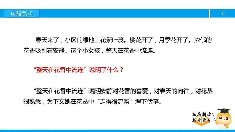 四年级【专项训练】课外阅读:触摸春天(下)课件PPT第6页