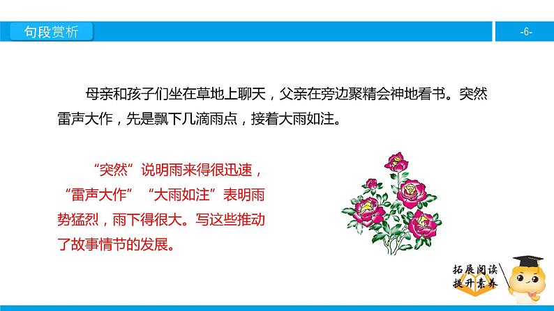 四年级【专项训练】课外阅读:我不是最弱小的(下)课件PPT第6页