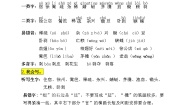 统编版四年级语文下册1《古诗三首》知识点易考点一线资深名师梳理学案