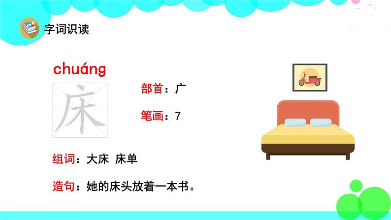 人教版语文一年级下册 12 静夜思 PPT课件第6页