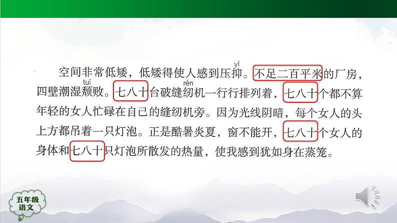 五年级【语文(统编版)】慈母情深(第二课时)-课件第4页
