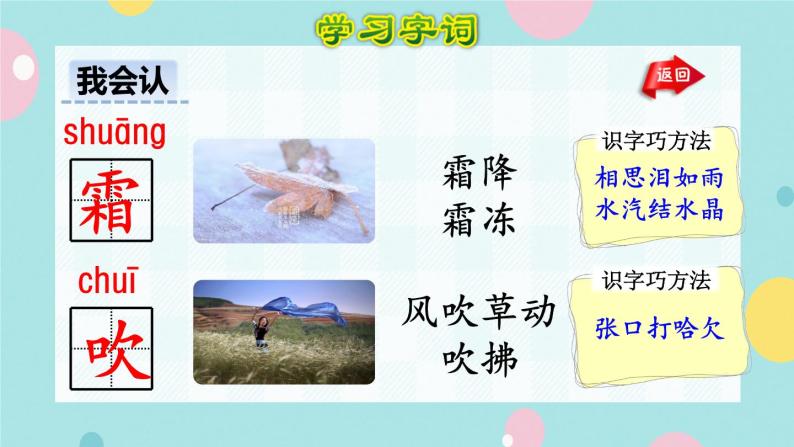 识字1《春夏秋冬》课件+教案+素材+练习05