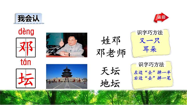 人教版二年级下册语文 第1单元 4 邓小平爷爷植树初读感知课件第7页
