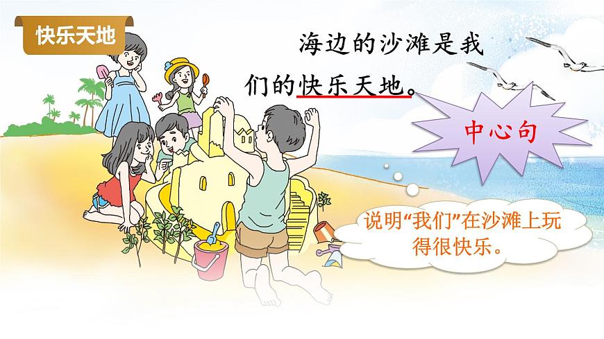 人教版二年級下冊語文 第4單元 10 沙灘上的童話品讀釋疑課件第5頁