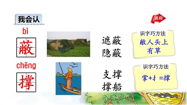 人教版二年级下册语文 第4单元 9 枫树上的喜鹊初读感知课件第8页