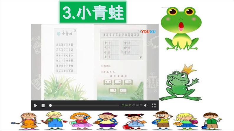 人教部编版语文一年级下册《识字(一)——小青蛙》课件3第2页