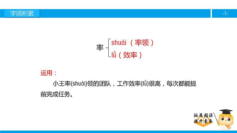 六年级课外阅读:大海中的灯塔(上)课件PPT第7页