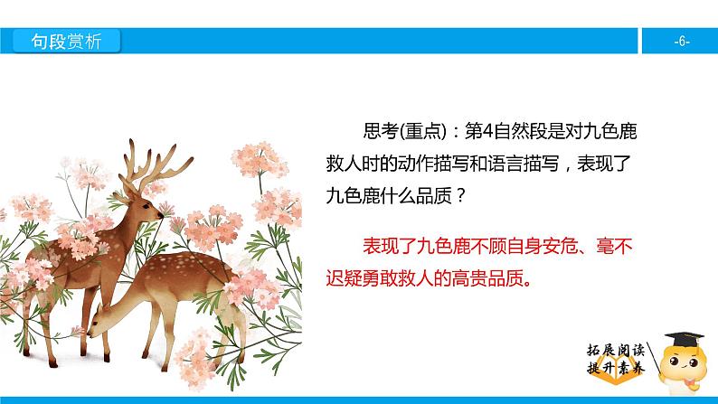 五年级【专项训练】课外阅读:九色鹿(下)课件PPT第6页
