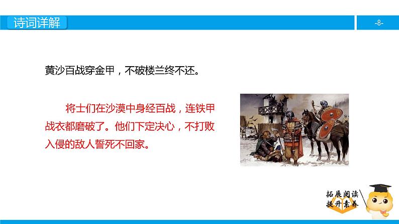 三年级【专项训练】诗词阅读:从军行课件PPT第8页