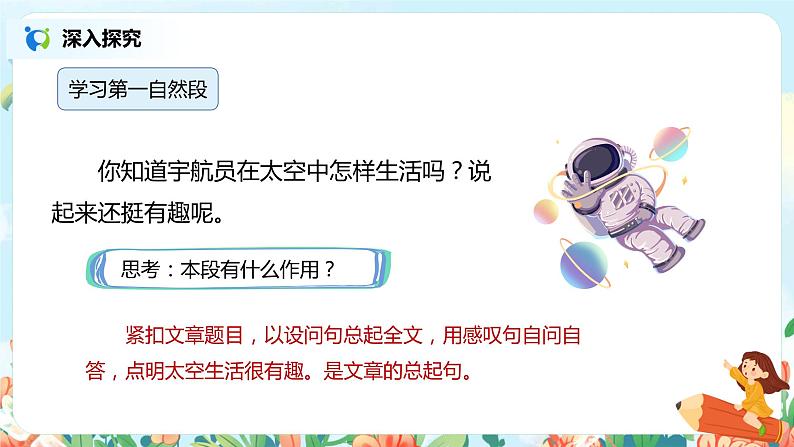 部编版语文二年级下册《太空生活趣事多》(第2课时)课件第4页