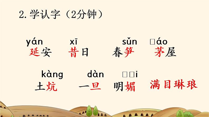 四年级语文上册 24 延安,我把你追寻课件PPT第4页