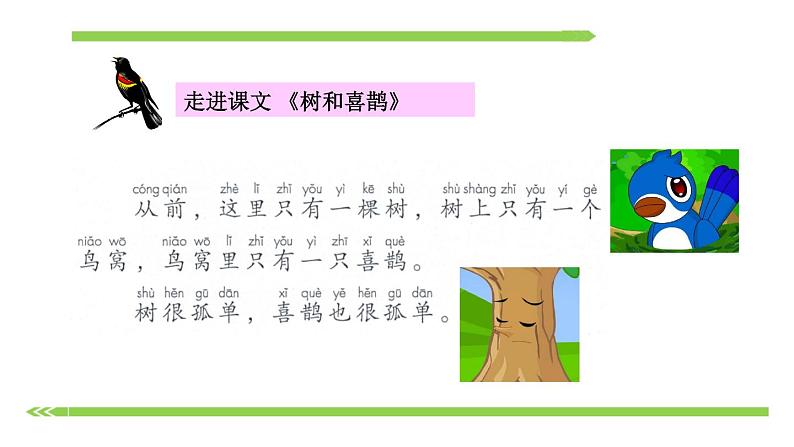 部编版语文一年级下册-03课文(二)-02树和喜鹊-课件05第3页