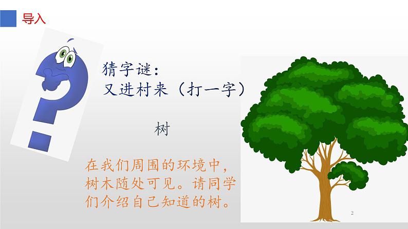 统编版语文二年级上册 2 树之歌(课件)(13张)第2页