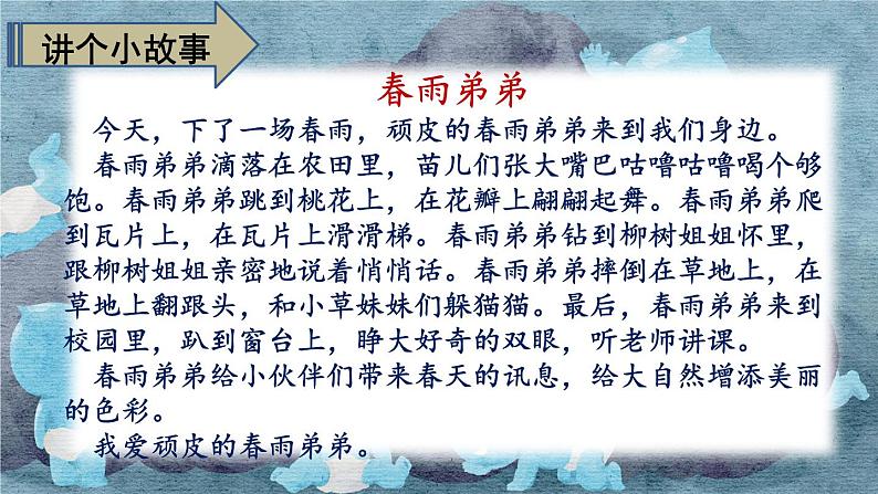 语文一年级上册:课文8.雨点儿部编版课件PPT02