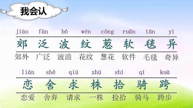 部编版二年级下册语文(课堂教学课件)7 一匹出色的马04